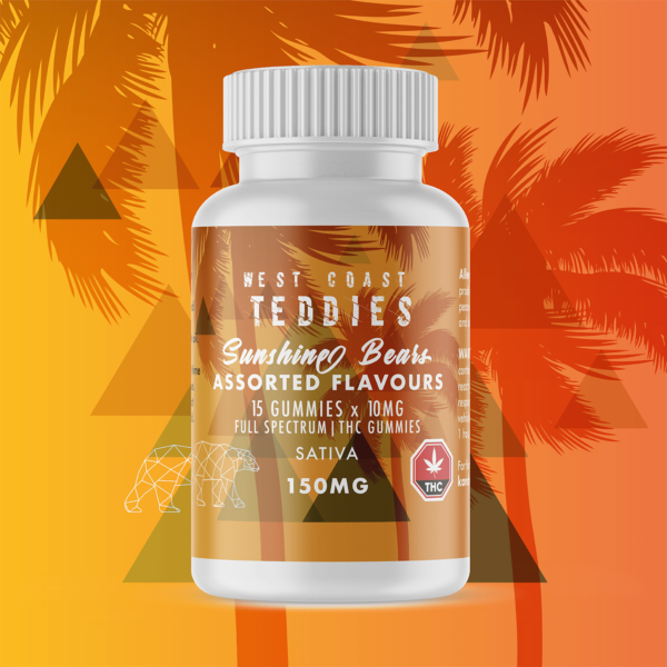 West Coast Teddies – Sunshine Bears – Sativa (150mg) | Herbarium Canada