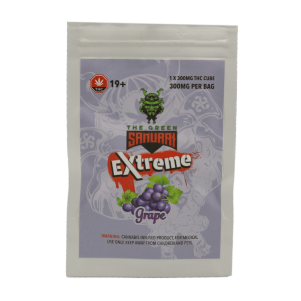 Green Samurai Extreme – Grape Gummy – 300mg THC | Herbarium Canada