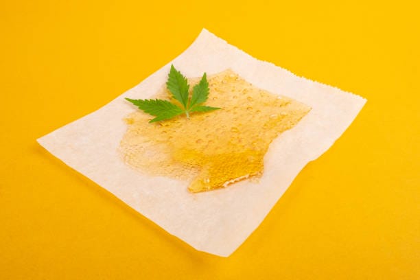 marijuana resin concentrate, yellow amber color cannabis wax | Herbarium Canada