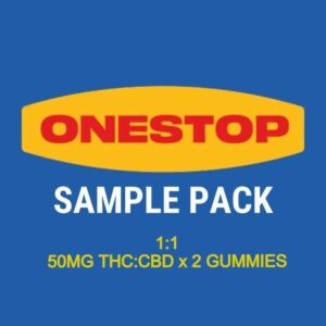 Onestop – Sample Pack – 1:1 – (50mg CBD:THC x 2 Gummies) | Herbarium Canada